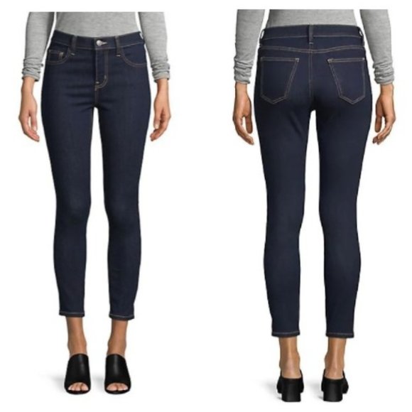 NWOT Current Elliott Dark Indigo Ankle Stiletto Jeans - Picture 1 of 7